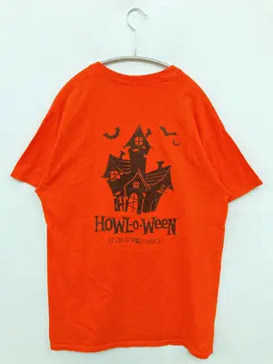 Tシャツ/カットソー/トップス/オレンジ