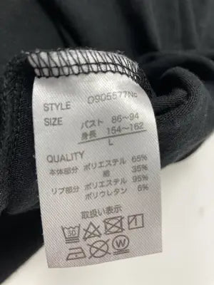 SMILEY FACE/スマイリーフェイス/Tシャツ/カットソー/トップス/ブラック/L