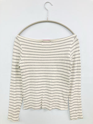 Qoo/Tシャツ/カットソー/トップス/アイボリー