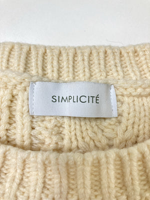 SIMP LICITE/シンプリシテ/ニット/セーター/トップス/アイボリー