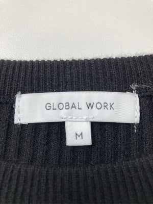 GLOBAL WORK/グローバルワーク/Tシャツ/カットソー/トップス/ブラック/M