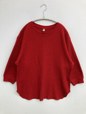 UNIQLO/ユニクロ/Tシャツ/カットソー/トップス/レッド/M