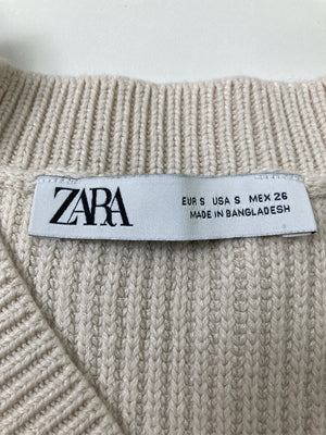 ZARA/ザラ/ベスト/トップス/ベージュ/EUR S/USA S/MEX 26