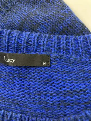 LUCY/ルーシー/ニット/セーター/トップス/ブルー/M