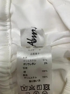AlmaDesign/スラックス/パンツ/ホワイト/M