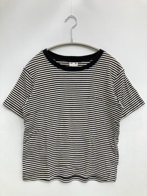 X-GIRL/エックスガール/Tシャツ/カットソー/トップス/ブラック/1