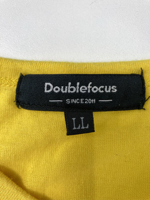Doublefocus/ダブルフォーカス/Tシャツ/カットソー/トップス/イエロー/LL