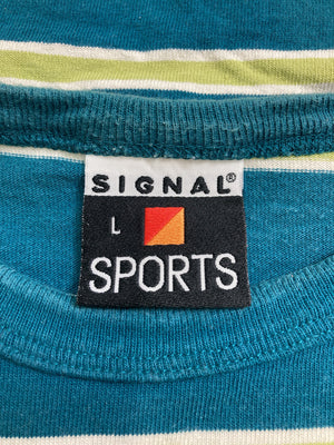 SIGNAL SPORTS/シグナルスポーツ/Tシャツ/カットソー/トップス/ブルー/L