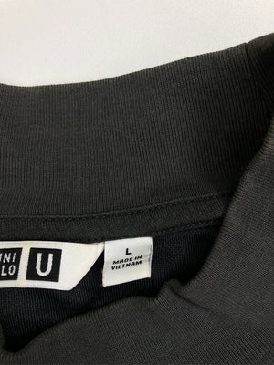 UNIQLO/ユニクロ/Tシャツ/カットソー/トップス/ブラック/L