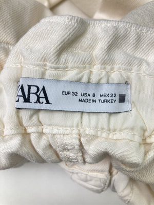 ZARA/ザラ/その他パンツ/パンツ/ホワイト/EUR 32