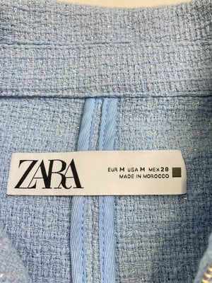 ZARA/ザラ/その他アウター/ジャケット/アウター/スカイブルー/M