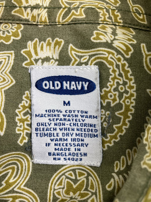 OLD NAVY/オールドネイビー/シャツ/ブラウス/トップス/ライトグリーン/M