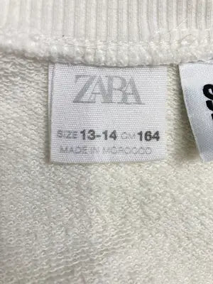 ZARA/ザラ/スウェット/トップス/ホワイト/13-14