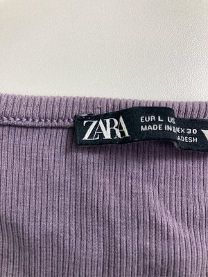 ZARA/ザラ/カーディガン/ボレロ/トップス/パープル/EUR L/USA L/MEX 30
