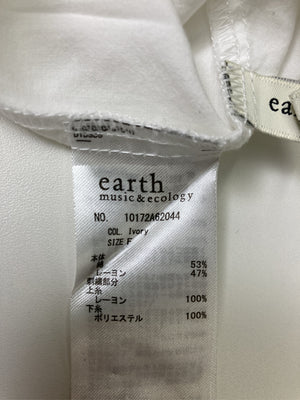 earth/アース/Tシャツ/カットソー/トップス/ホワイト/F