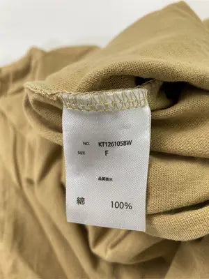 kutir/クティール/Tシャツ/カットソー/トップス/ベージュ/F