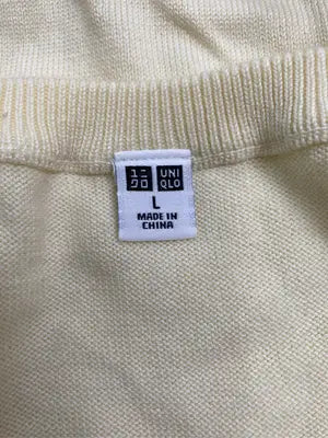 UNIQLO/ユニクロ/ニット/セーター/トップス/イエロー/L