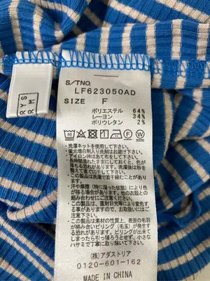LOWRYS FARM/ローリーズファーム/Tシャツ/カットソー/トップス/ブルー/F