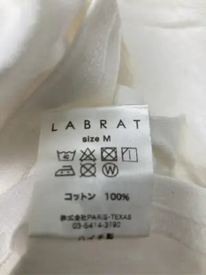 LABRAT TOKYO/Tシャツ/カットソー/トップス/ホワイト/M