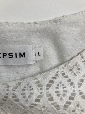 LEPSIM/レプシィム/Tシャツ/カットソー/トップス/ホワイト/L