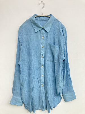 And Tearch/シャツ/ブラウス/トップス/ブルー/M