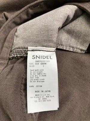 SNIDEL/スナイデル/デニムパンツ/パンツ/ブラウン/1