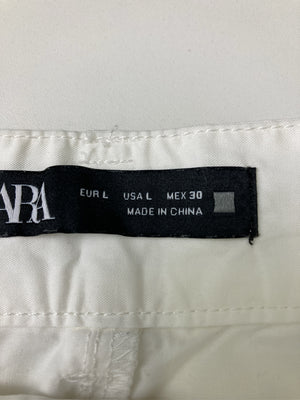 ZARA/ザラ/カーゴパンツ/パンツ/ホワイト/EUR L/USA L/MEX 30
