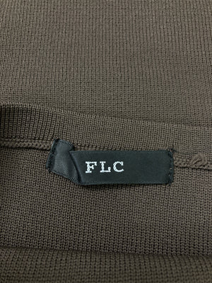 FLC/ワンピース/ワンピース/ドレス/ブラウン/M バスト79~87 身長154~162