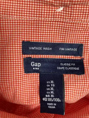 GAP/ギャップ/シャツ/ブラウス/トップス/オレンジ/XL