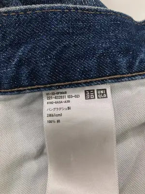 UNIQLO JEANS/ユニクロジーンズ/デニムパンツ/パンツ/ブルー/24(61cm)