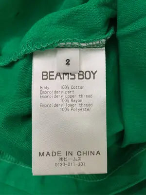BEAMS BOY/ビームスボーイ/Tシャツ/カットソー/トップス/グリーン/2