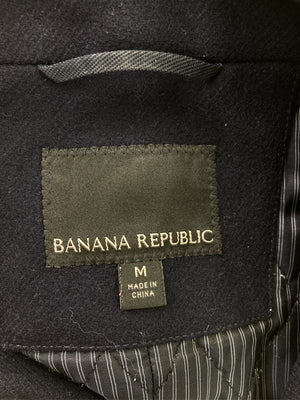 BANANA REPUBLIC/バナナリパブリック/ピーコート/ジャケット/アウター/ブラック/M