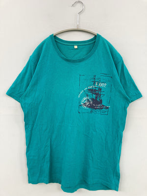 Tシャツ/カットソー/トップス/ブルー/L