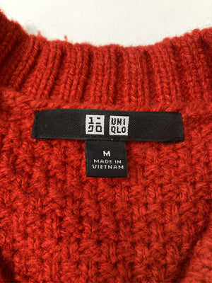 UNIQLO/ユニクロ/ニット/セーター/トップス/レッド/M