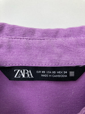 ZARA/ザラ/シャツ/ブラウス/トップス/パープル/XS