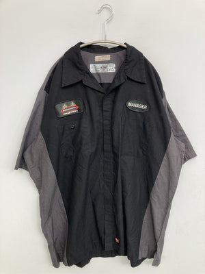 RED KAP/レッドキャップ/シャツ/ブラウス/トップス/ブラック/XL