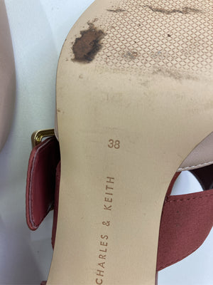 CHARLES&KEITH/チャールズアンドキース/パンプス/シューズ/レッド/38