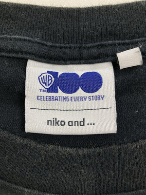 niko and .../ニコアンド/Tシャツ/カットソー/トップス/ブラック/L