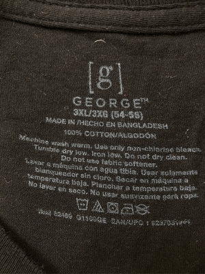 GEORGE/ジョージ/Tシャツ/カットソー/トップス/ブラック/3XL