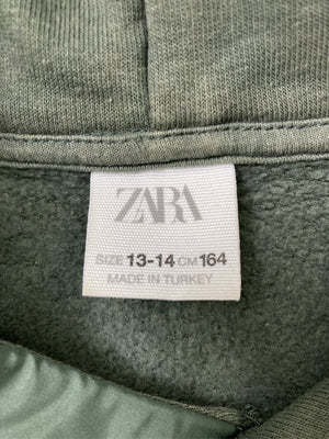 ZARA/ザラ/パーカー/トップス/グリーン/13-14