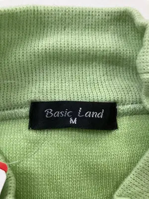Basic Land/ニット/セーター/トップス/ライトグリーン/M