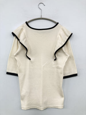 Tシャツ/カットソー/トップス/アイボリー/L