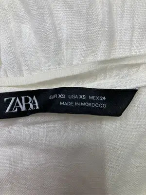 ZARA/ザラ/シャツ/ブラウス/トップス/ホワイト/XS