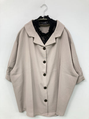 SUREVE/シュリーブ/シャツ/ブラウス/トップス/グレー/L