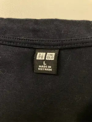UNIQLO/ユニクロ/Tシャツ/カットソー/トップス/ネイビー/L