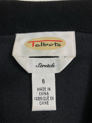 TALBOTS/タルボッツ/シャツ/ブラウス/トップス/ブラック/6
