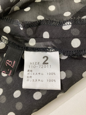 R.P.B/アールピービー/シャツ/ブラウス/トップス/ブラック/2