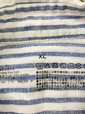 シャツ/ブラウス/トップス/ブルー/XL