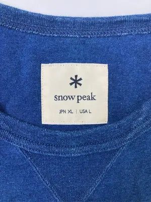 snow peak/スノーピーク/Tシャツ/カットソー/トップス/ブルー/XL