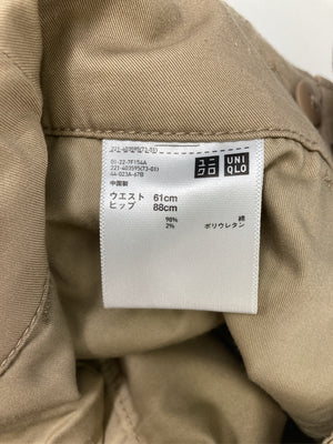UNIQLO/ユニクロ/その他パンツ/パンツ/ベージュ/ウエスト61cm ヒップ88cm